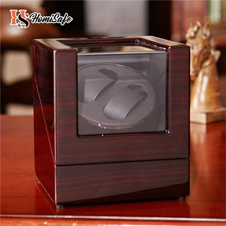 Hot sales wrist watch winders wood luxury Retro motor mabuchi Automatic watch winder safes