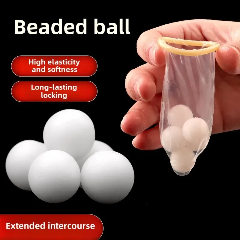 إكسسوارات تحفيز معززة، مجموعة موسع القضيب ذات كرة لؤلؤية ناعمة عالية المرونة - لعبة متعة ممتازة للذكور البالغين #1