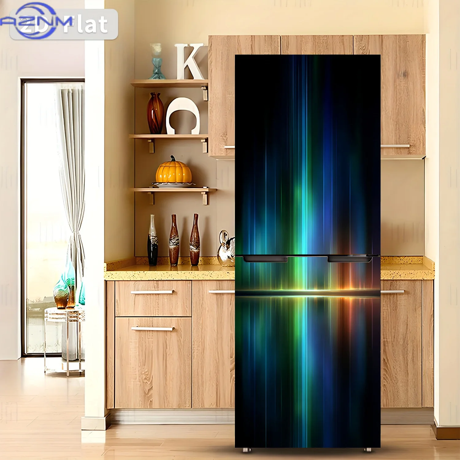 [2D Flat Printing] 1pc Refrigerator Sticker 