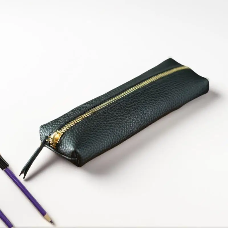 

Мягкая кожаная сумка для очков, портативная сумка для хранения косметики, кошельки, сумка для канцелярских принадлежностей, дорожная косметичка на молнии, чехол для солнцезащитных очков