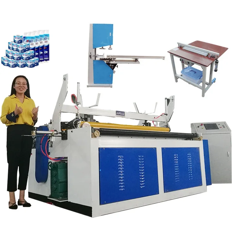 New Style Fully Automatic Small Toilet Tissue Paper Roll Making Machine Production line