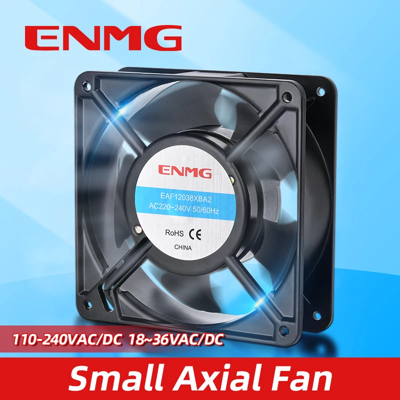 ENMG EAFETF Compact Variable Frequency Axial Fan, Low Noise Cooling Ventilation Unit for Electrical Cabinet, Control Panel, Dist