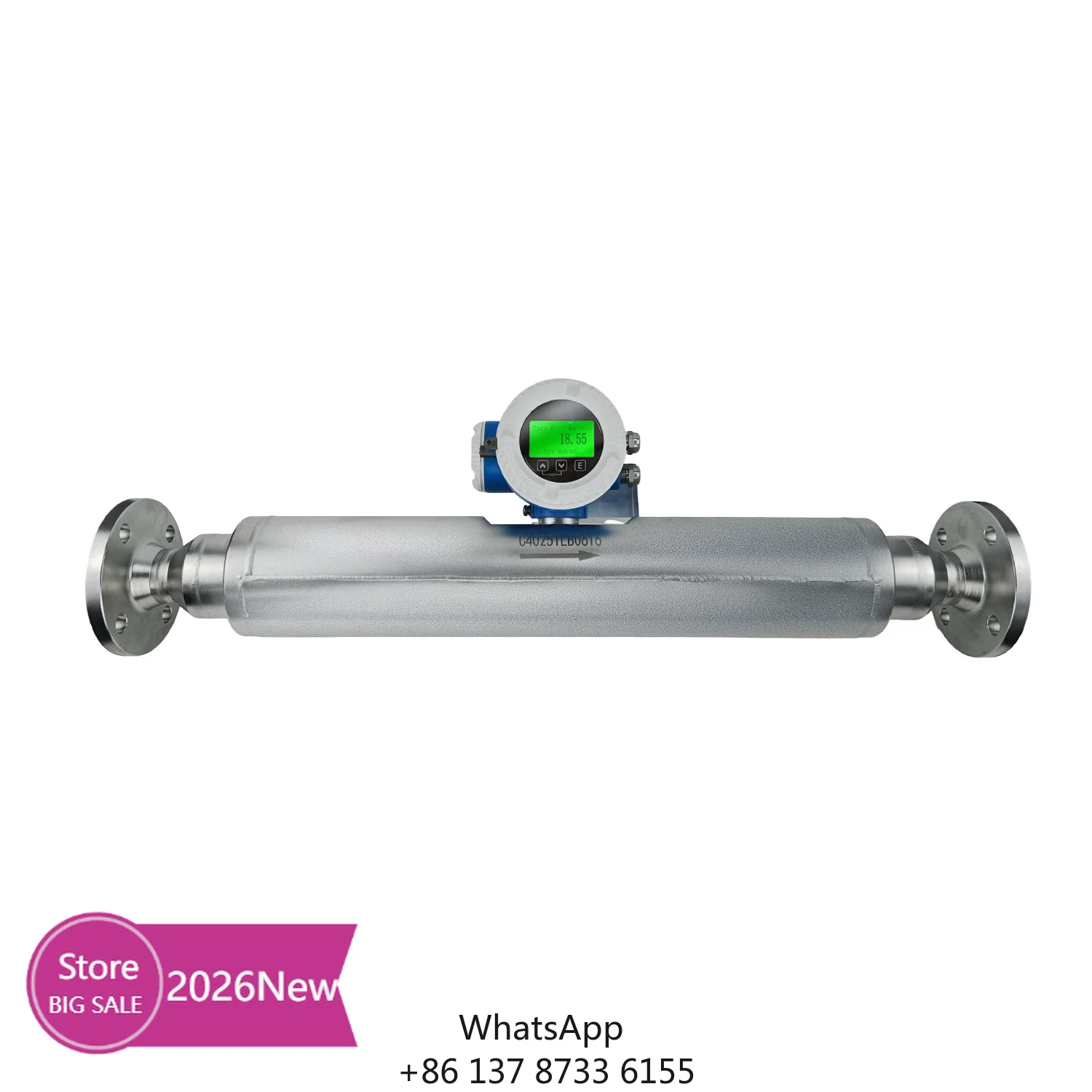 Corrosion-Resistant Digital Coriolis Flow Meter With Stainless Steel For Chemical Processes OEM Customizable