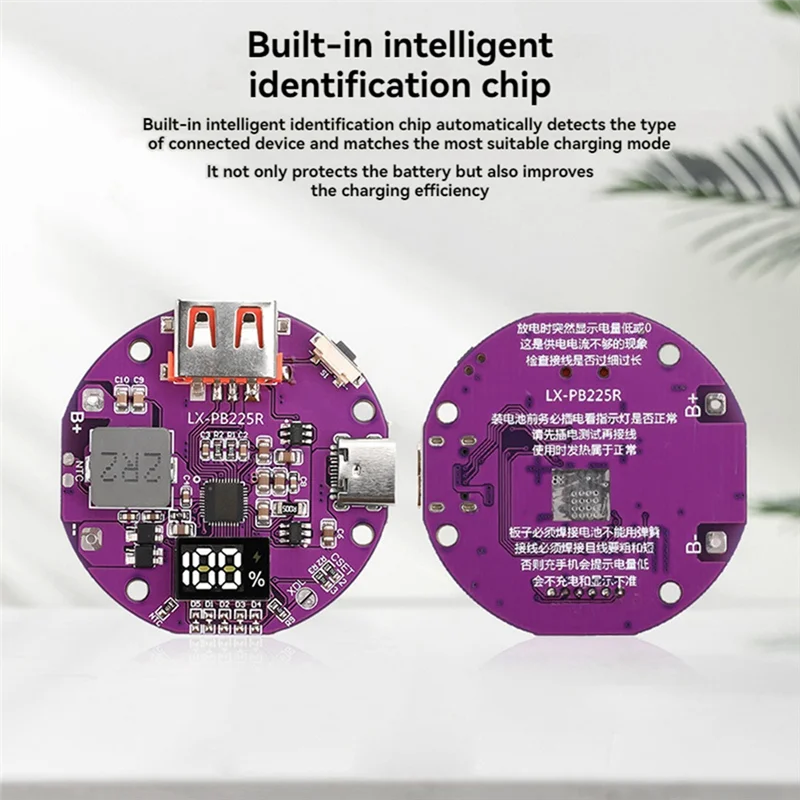 Módulo de carga rápida de A19E-22.5W, placa de cargador de Banco de energía, Mini placa de circuito 5A, Kit de placa base DIY