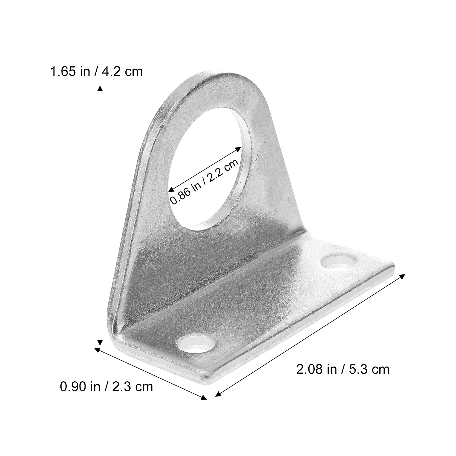 

3 Pairs Mounting Stainless Cylinder Brackets Brackets Stainless Steel 304 Bore Clevis Pneumatic Parts Single Bracket Hardware