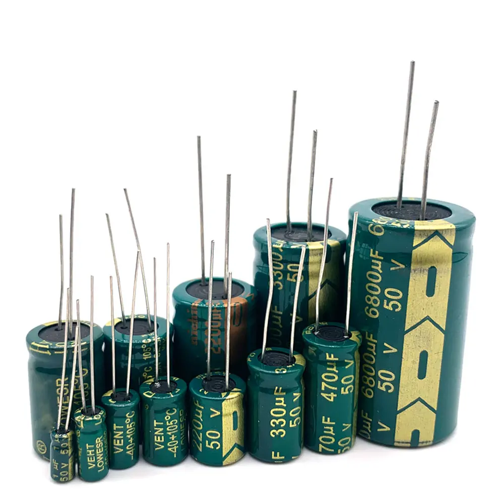 20-50PCS 25V47UF Aluminum Electrolytic Capacitor Original Low Esr/impedance High Frequency Size 5*11 47uf25v 25v47uf 20%