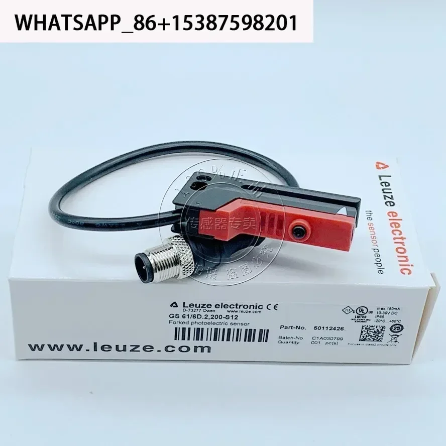 

BC LEUZE label sensor GS 61 6D.2,200-S12 Special Sale