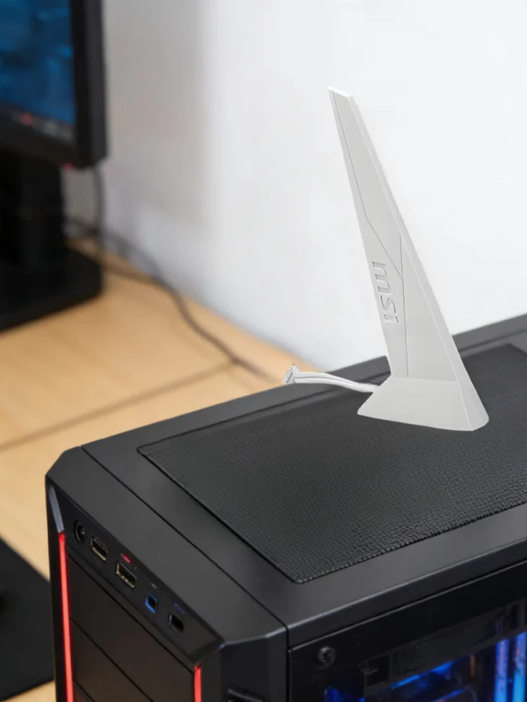 Oryginalna antena Wi-Fi 7 z modułem EZ-Plug do odbiornika sygnału, kompatybilna z płytami głównymi MSI, ASUS, GIGABYTE B850, Z890 MAG, B860-P, B860M-A, X870 GAMING PLUS. (MSI Wi-Fi Antenna) — Zdjęcie 2 z 2