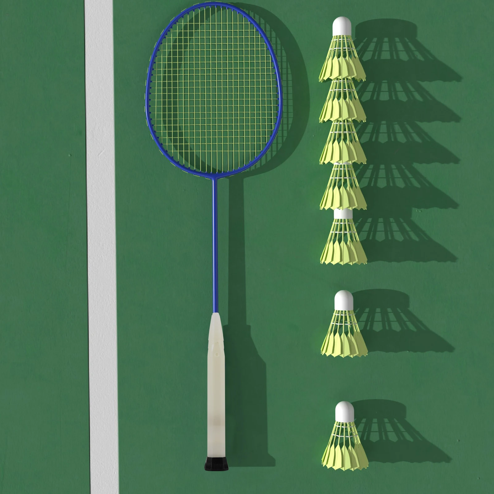 

1Set Smooth Surface Badminton Grip Replacement Non-Slip Handle Sports Supplies Durable Plastic Craftsmanship Badminton Bat Grip