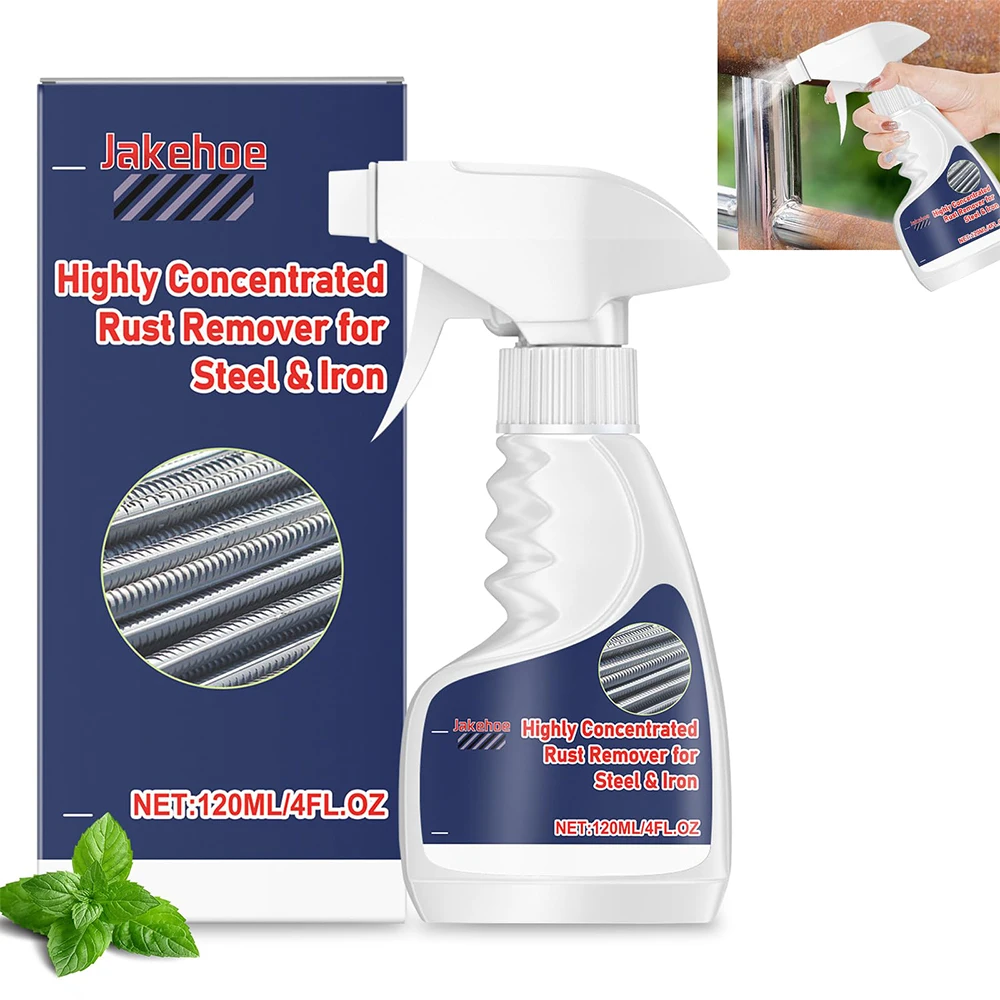 Removedor de Óxido Multiusos para Metal de Alta Resistencia, Spray Removedor de Óxido para Acero Inoxidable, Limpiador Potente para Eliminar el Óxido del Acero