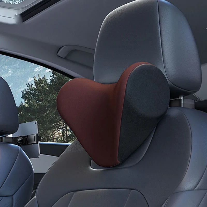 Comfortable And Soft Pillow Neck Protection Car Memory Cotton Travel Headrest Mobile Phone Holder U-shaped Pillow