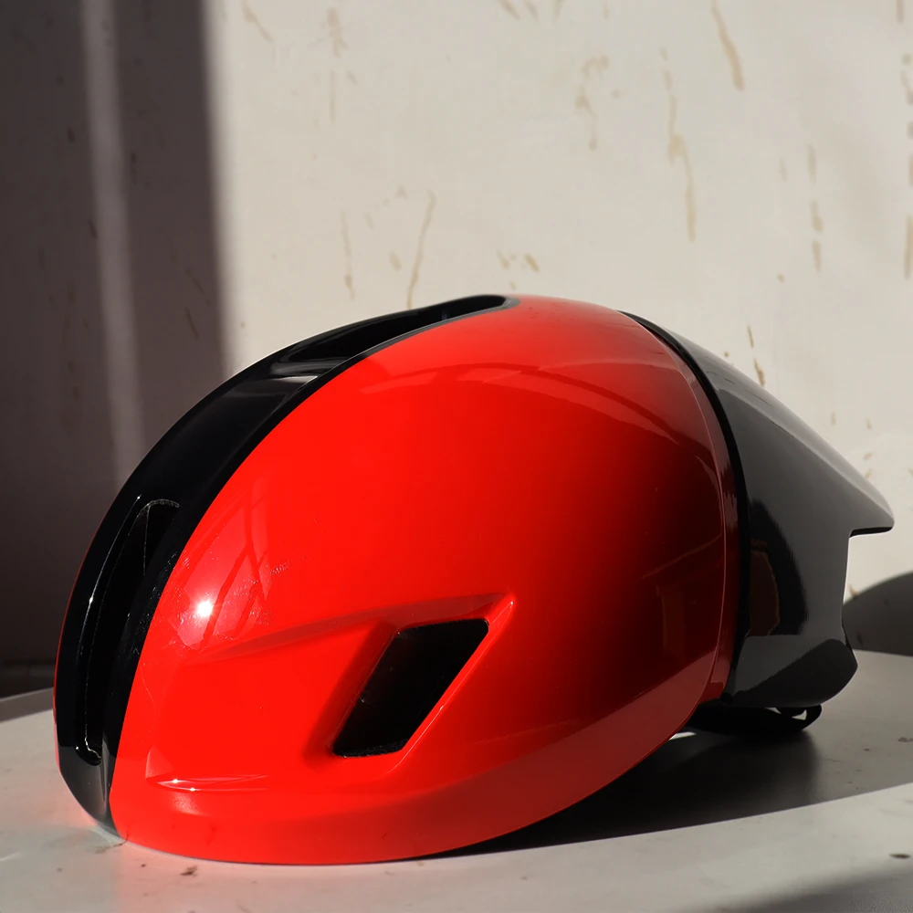 Ultraleichter Top Aero Fahrradhelm Herren Damen Track Racing Rennradhelm TT Triathlon Tri Time Trial Sicherheit Fahrradhelme