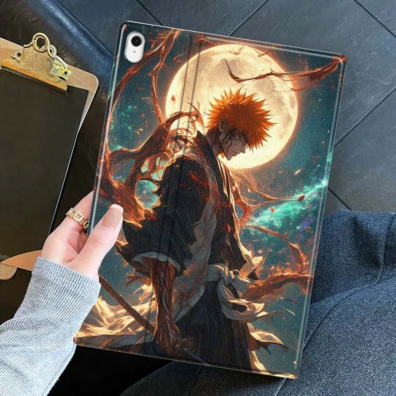 أنيمي B-Bleach لسامسونج غالاكسي تبويب S11 S10 S9 S8 S7 S6 A11 A9 A8 A7 10.5 10.4 لايت FE زائد بوصة اللوحي