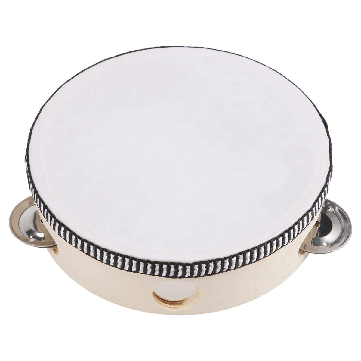 

6" Musical Tambourine Tamborine Drum Round Percussion Gift for KTV Party