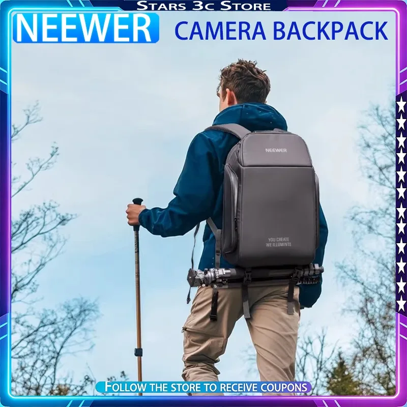 

Рюкзак для камеры NEEWER, водонепроницаемый и пыленепроницаемый, для походов в горы, путешествий, хранения камеры и аксессуаров.