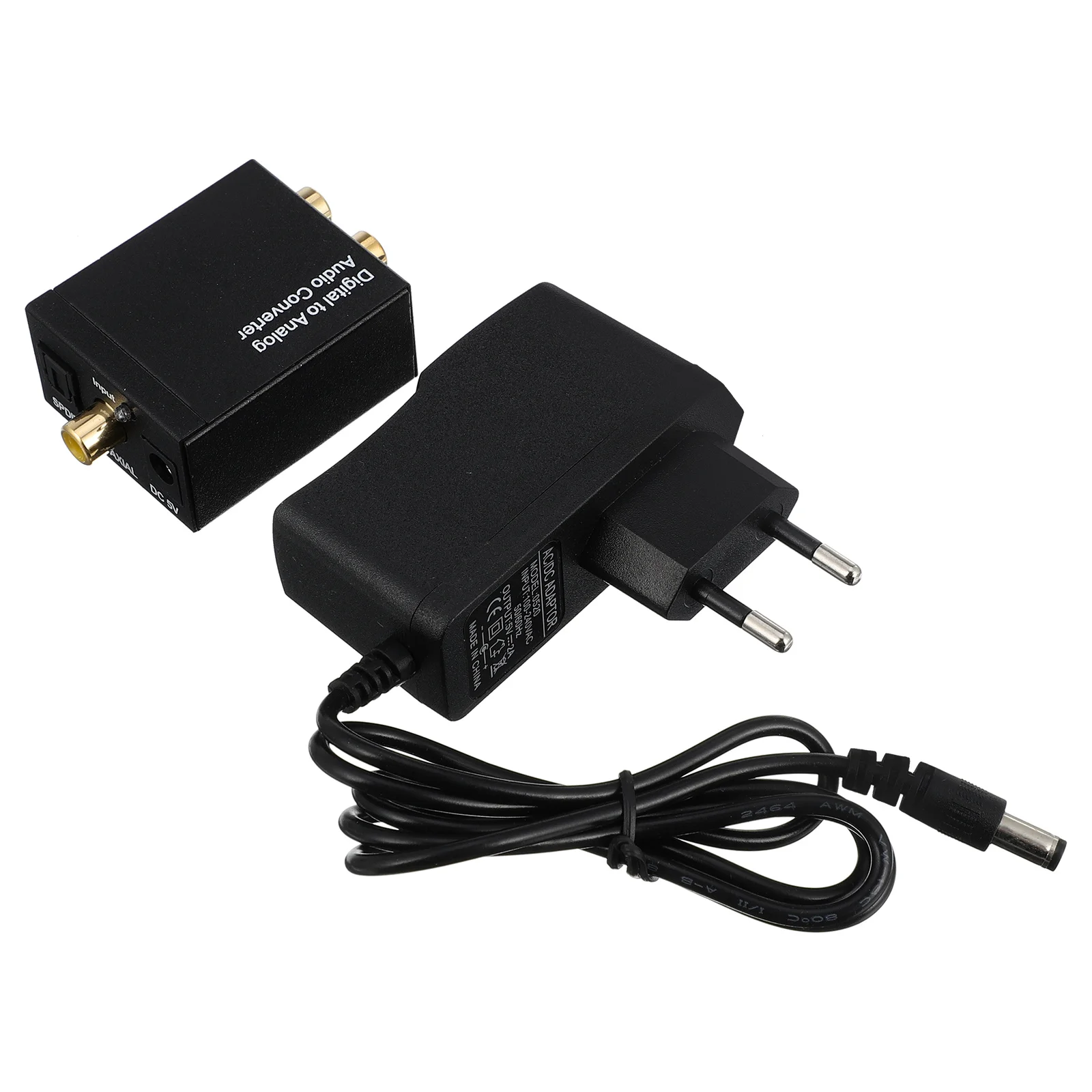 

Digital Converter Optical Coaxial To Analog 3.5Mm L/R Audio Adapter For Amplifier Speaker .1 48 96Khz Fiber Audio