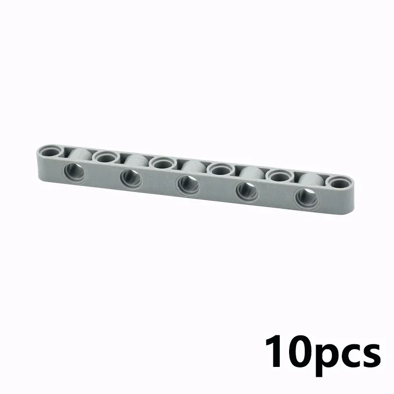 MOC Holes Building Blocks Liftarm 10Pcs 1x11 Holes Thick Beam Arm Open Center Bricks Parts EV3 Compatible DIY Kid Toys