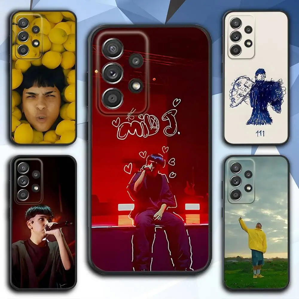 

M-Milo J Singer BESAME Phone Case For Samsung S 25,24,23,22,30,21,10,9,Ultra,Plus,Lite,FE,4,5 G Soft Black Case