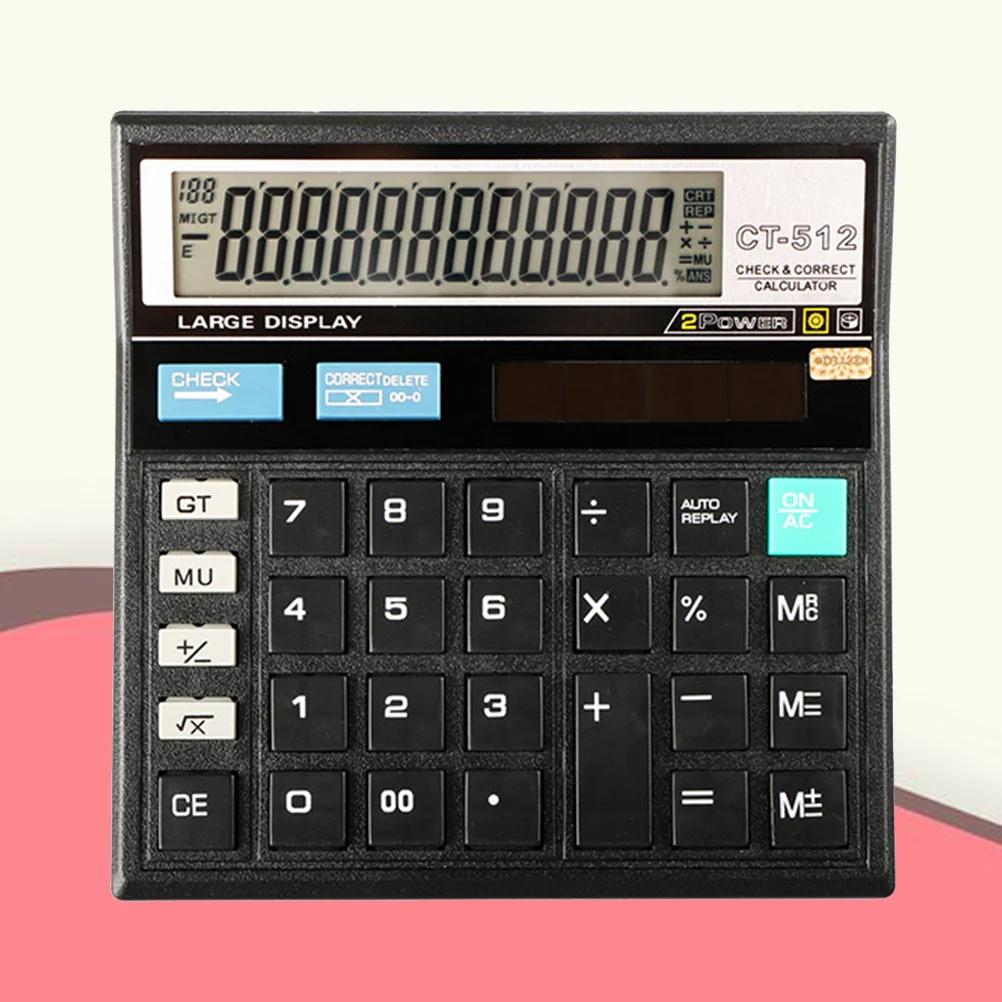 Calculadora financiera práctica Calculadora de contabilidad Calculadora de escritorio conveniente para oficina y escuela