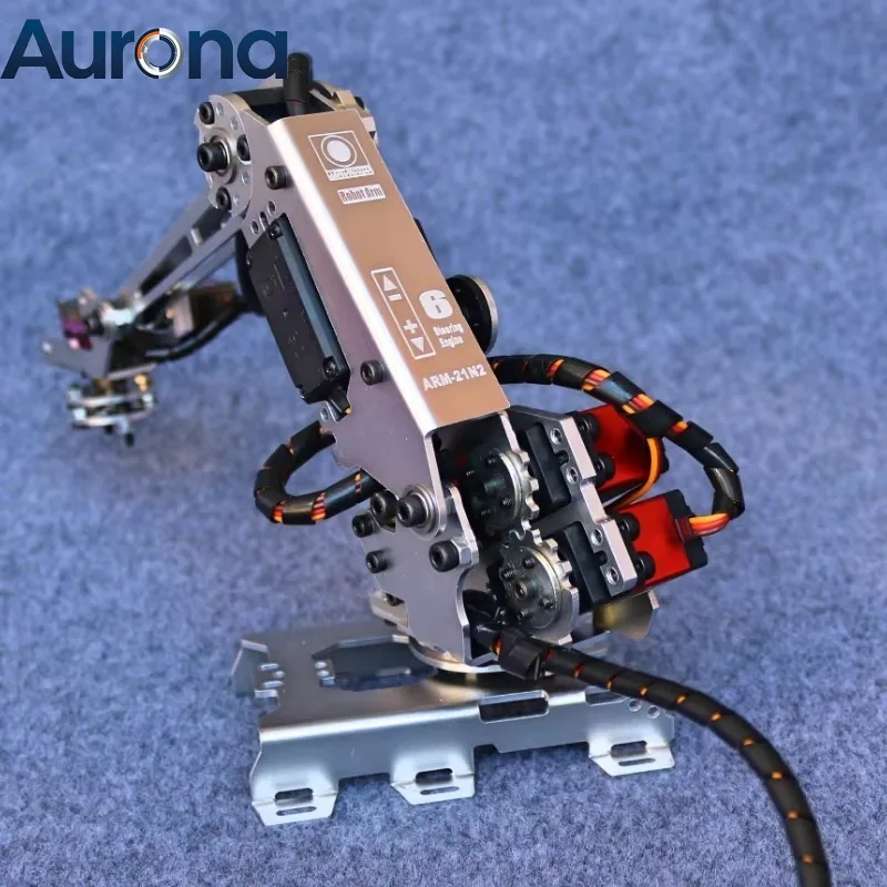 【Industrial】New 6 Dof Robotic Arm Manipulator Industrial Robot Model With MG996R Servos For Arduino Robot Arm DIY Kit Suction Cu