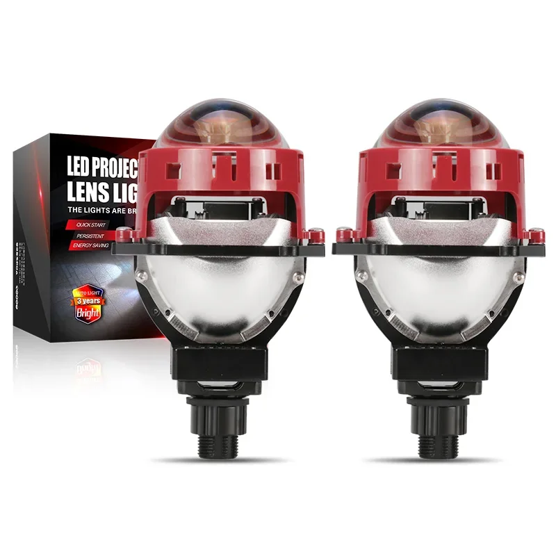 자동차 헤드라이트 렌즈, 3 인치 LED bi 렌즈, 12V 65W 5800K, 자동차 헤드라이트에 적합, 고출력 및 고휘도, 공장 가격