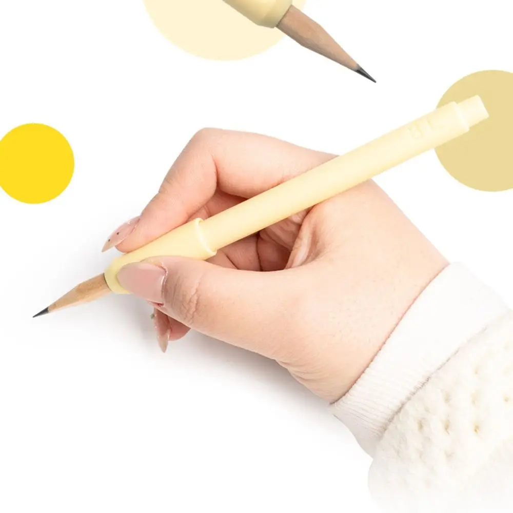 

High Quality Plastic Pencil Extender Universal Lightweight Pencil Extension Holder Adjustable Pencil Lengthper For School Office