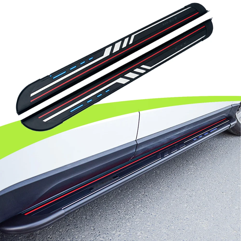 2 pcs Fixed Running Board Side Step Nerf Bar for Chery Jaecoo J7 2023-2025（with brackets)