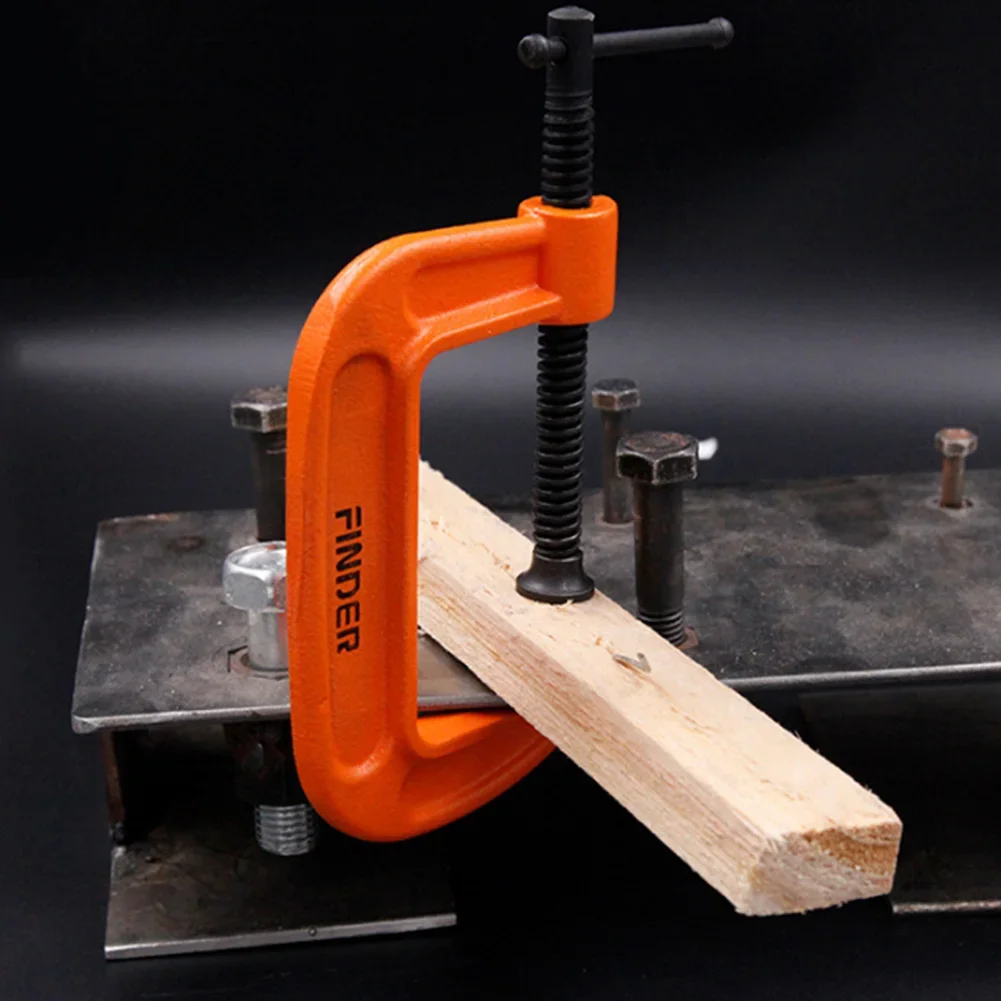 1Pc 1Inch G type Woodworking Clamp Clamping Device DIY Carpentry Gadgets Heavy Duty Steel G Clamp