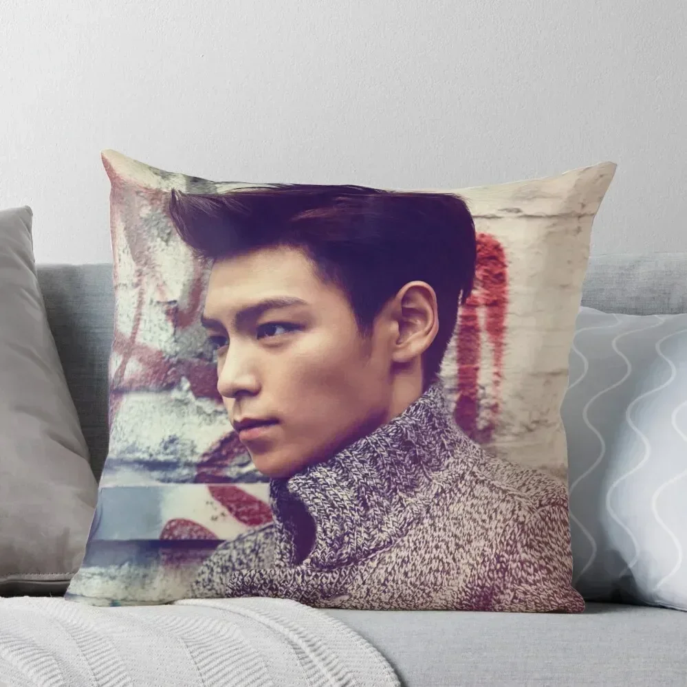 TOP BigBang Kpop Korea Choi Seung Hyun Throw Pillow Luxury Cushion Cover Christmas Pillow Cases Couch Pillows pillow