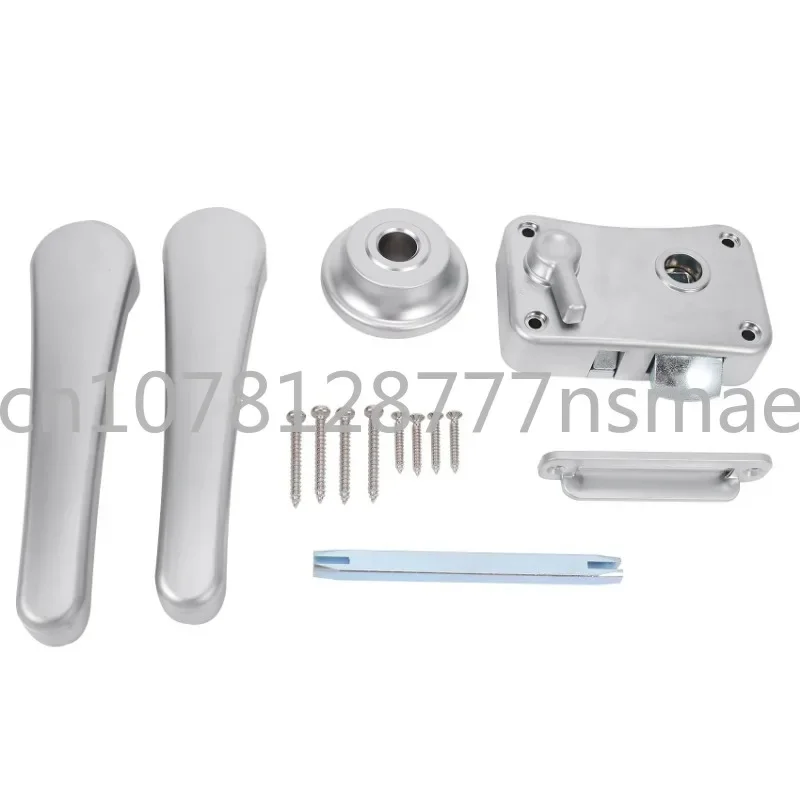 

RV Toilet Door Lock Bathroom Door Lock Caravan Boat Latch Handle Lock RV Accessories