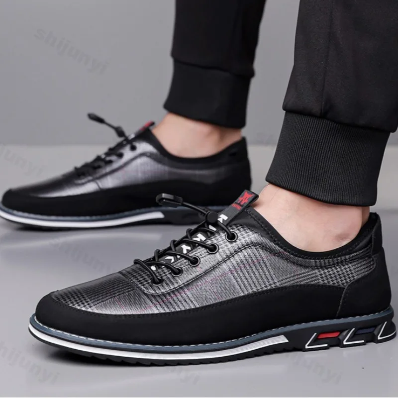 

Men's Soft Leather Casual Shoes 2025 New Autumn Men's Sports Shoe Soft Bottom Comfortable Casual Sneakers Zapatos Para Hombre