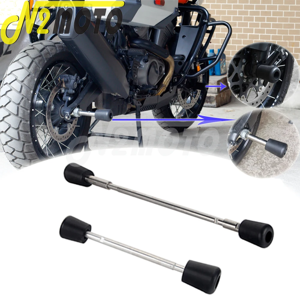 Front Rear Wheel Protector Motorcycle Wheel Axle Sliders Fork Crash Frame For Harley Pan AmericaI RA1250 S ADV 1250 CVO 2021-24