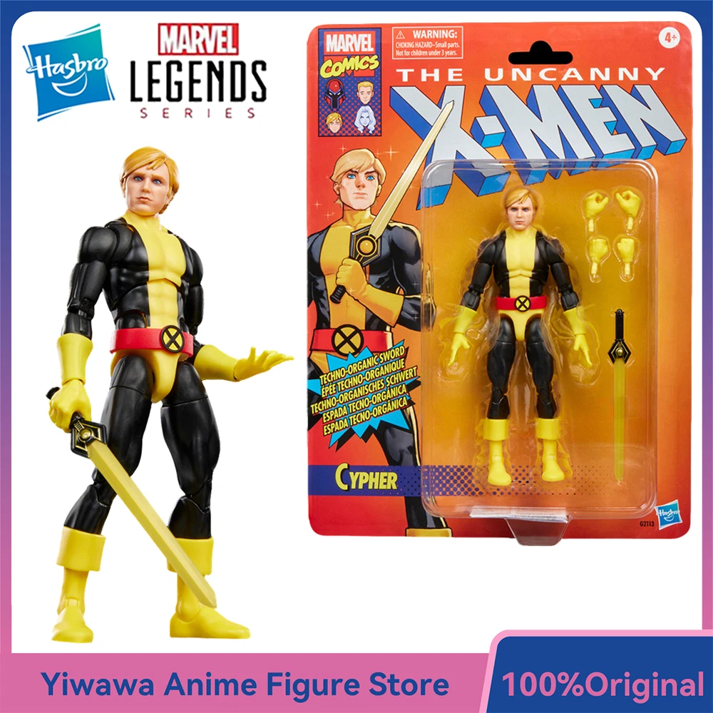 original-new-hasbro-marvel-legends-series-cypher-x-men-15cm-retro-cardback-action-figure-model-collection-toys