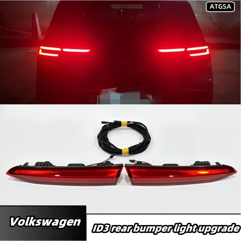

Для Volkswagen ID3 фонарь отделки ID3 фонарь заднего бампера обновление светодиодный задний фонарь указатель поворота 10D945307 10D945308