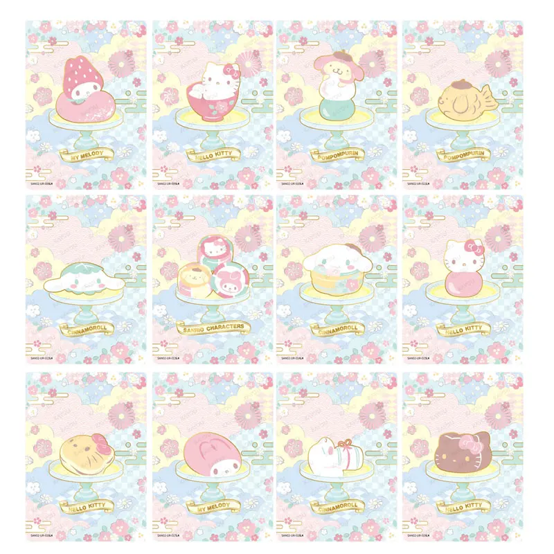 KAYOU Sanrio Family Qu Ying Pack Series 2 CR/MR/UR/SSR/MTR/Hide SR/SR/Hide R/R Sanrio شخصيات بطاقة تجميع أصلية هدية