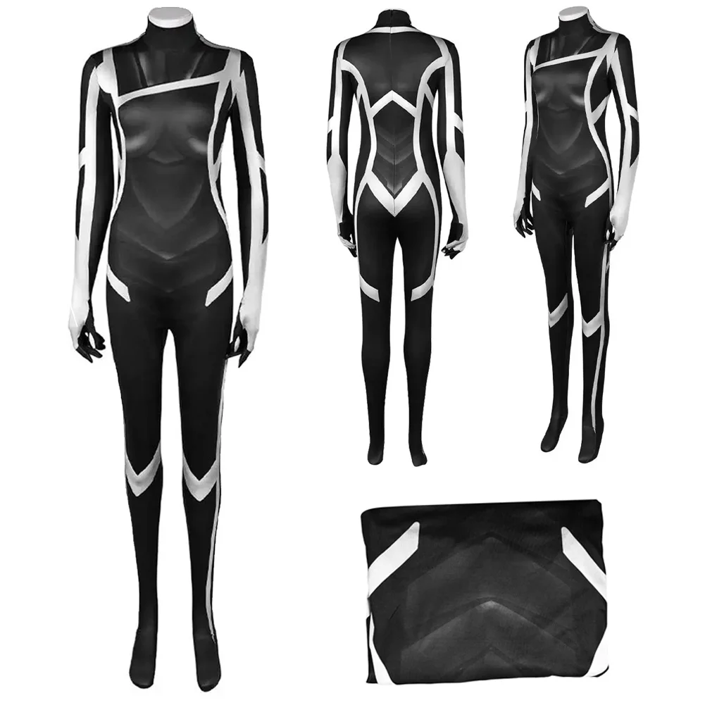 

Black Color Cat Cosplay Jumsuit Movie Female Anti Hero Costume Disguise Outfits Women Roleplay Bodysuits Halloween Party Suit