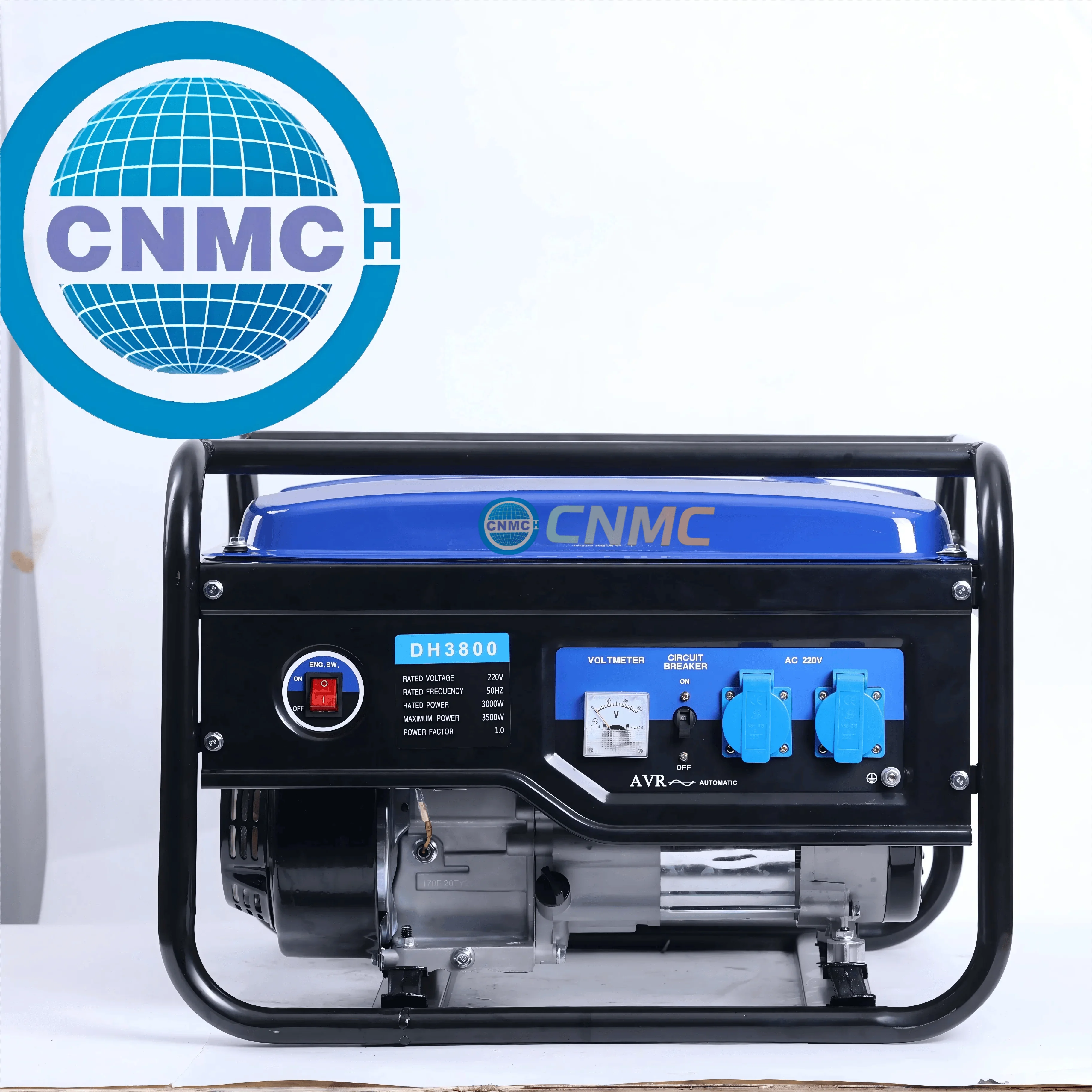 

10000Watt Generator 220V 50HZ Brush Excitation 4-Stroke All-metal material Electricstart Air-Cooled for Household Use