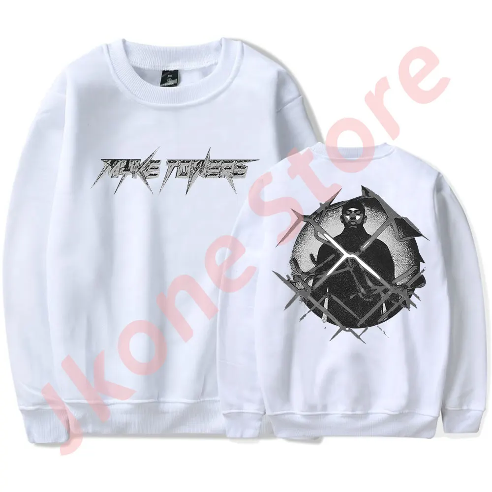 Myke Towers Barbed Wire Logo Merch Long Sleeve T-Shirts Cosplay Women Men Fashion HipHop Crewneck Sweatshirts