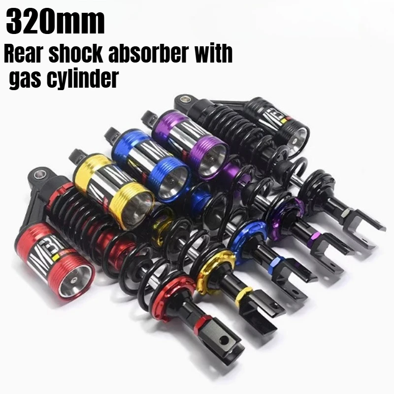 

Universal 320mm 12.5" Rear Motorcycle Nitrogen Air Shock Absorber for Kawasaki Suzuki Honda Yamaha BWS Scooters Modified Parts
