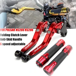 Pulsar Folding Brake Clutch Levers For Bajaj Pulsar 200 NS/200 RS/200 AS  Motorcycle Adjustable Folding Clutch Lever,Handle