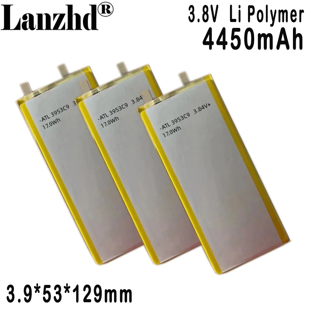 แบตเตอรี่โพลิเมอร์ 3.8V 4450MAH สําหรับแบตเตอรี่ในตัว Medical Navigator Notebook แบตเตอรี่ 3953129   3953C9