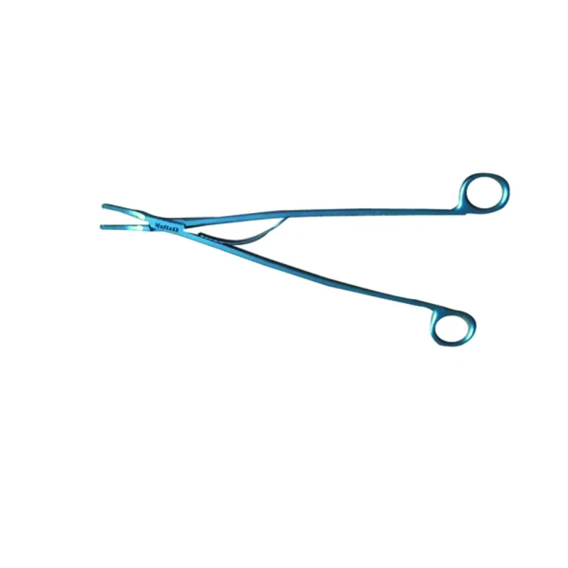 L size 9 or 30 degree Wire-electrode cutting Curved open surgery hemoclip hemolok applier/Haemostatic hem-o-lok clip applicator