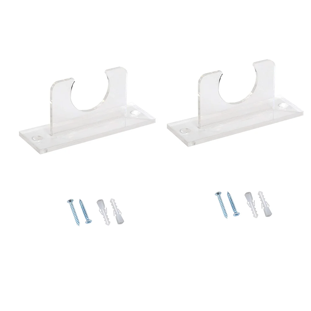 2 Pcs Baseball Bat Wall Mount Display Shelves Softball Stand Acrylic Holder Rack Bracket Hanger