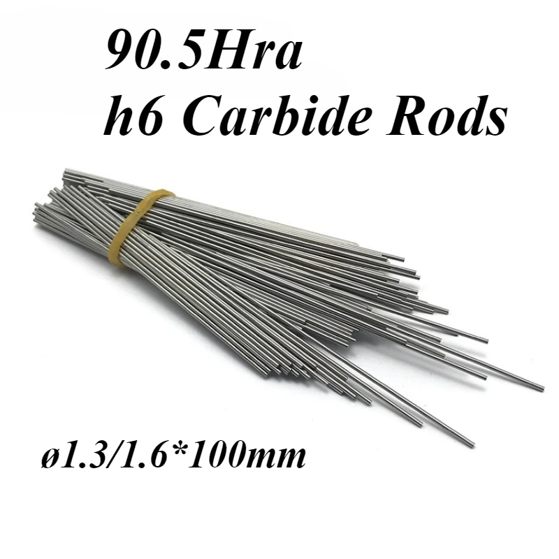 YG10X 90.5Hra Solid Carbide Rod 1.0-8.0mm Diameter 100mm Length Straight Shank long CNC Lathe Tool Carbide Round Bar
