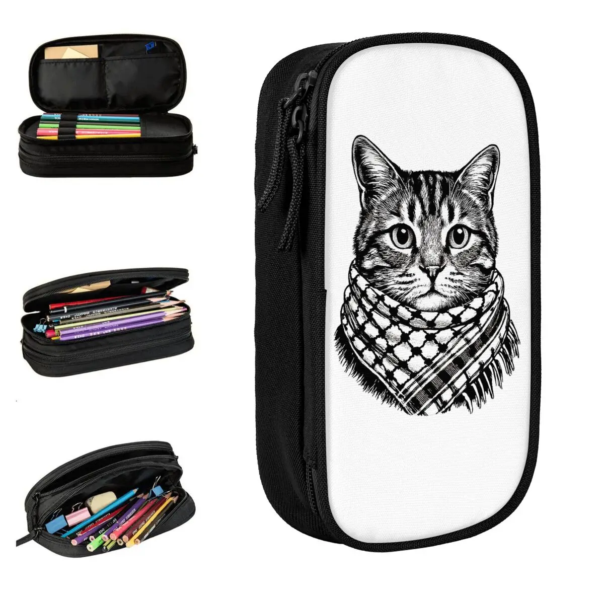 gato-bonito-vestindo-o-keffiyeh-lapis-caso-caneta-titular-saco-estudante-grande-armazenamento-material-escolar-presente-lapis-bolsa