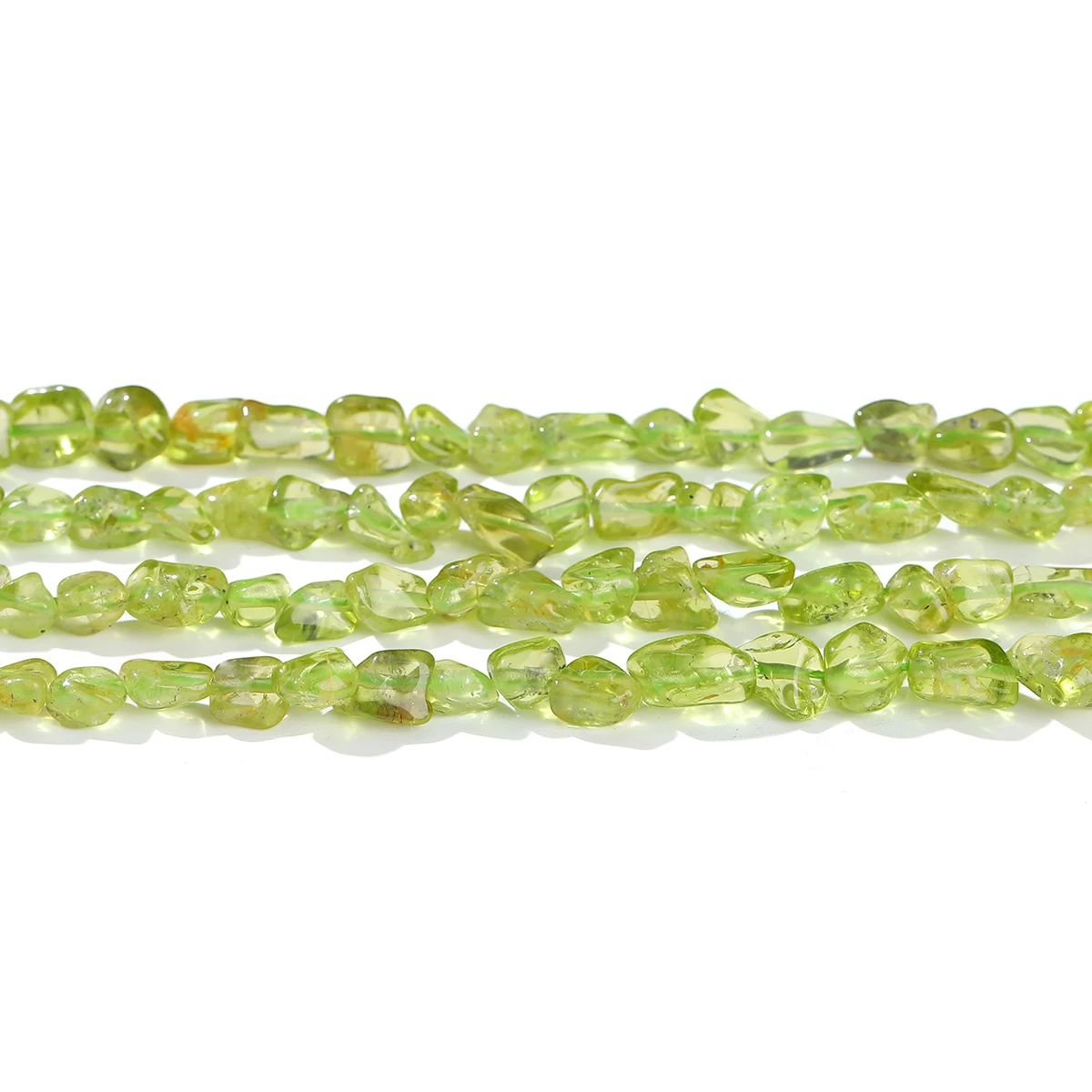 AliExpress buy bao ji 6-8mm Natural Stone Peridot Chip Bead Irregular Loose Spacer Gems Gravel Bead For Jewelry Making DIY Necklace Bracelet Accessory