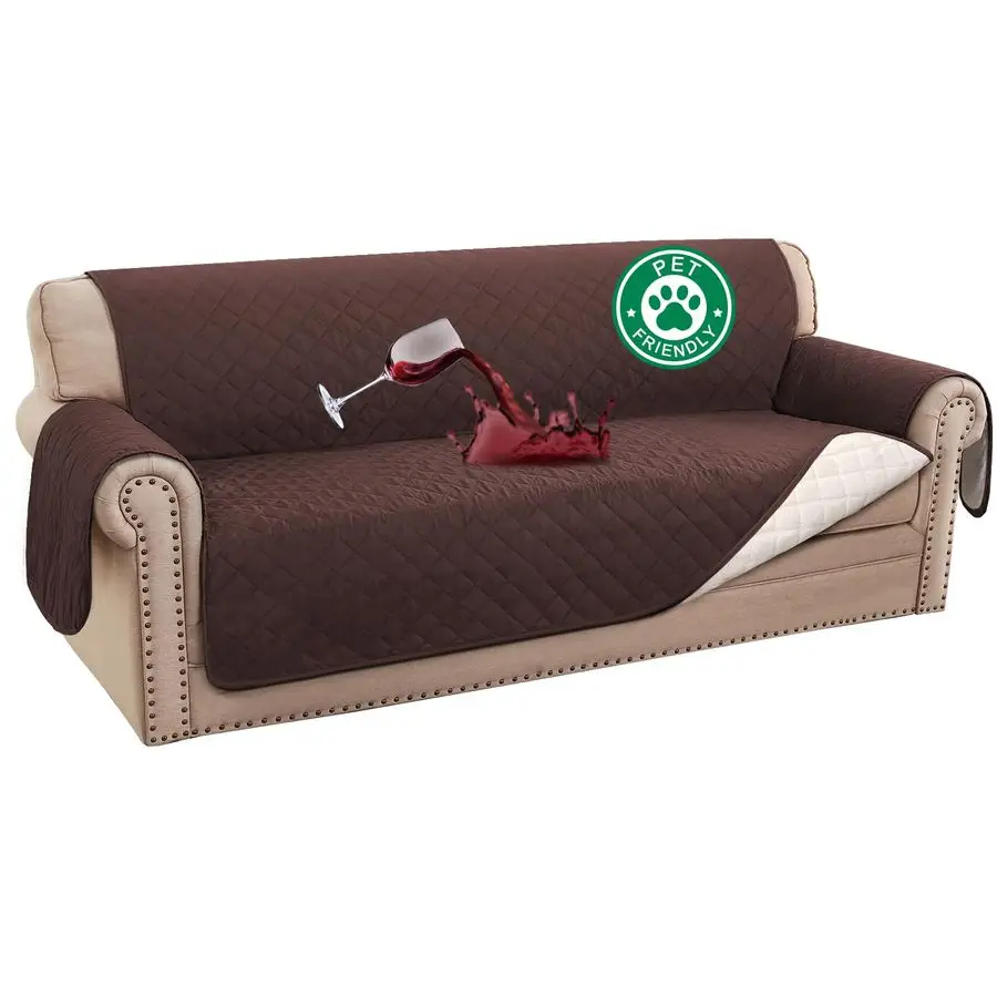 

Водонепроницаемый чехол для дивана на 3 места, моющийся, для защиты от домашних животных, с тройным противоскользящим покрытием, для собак