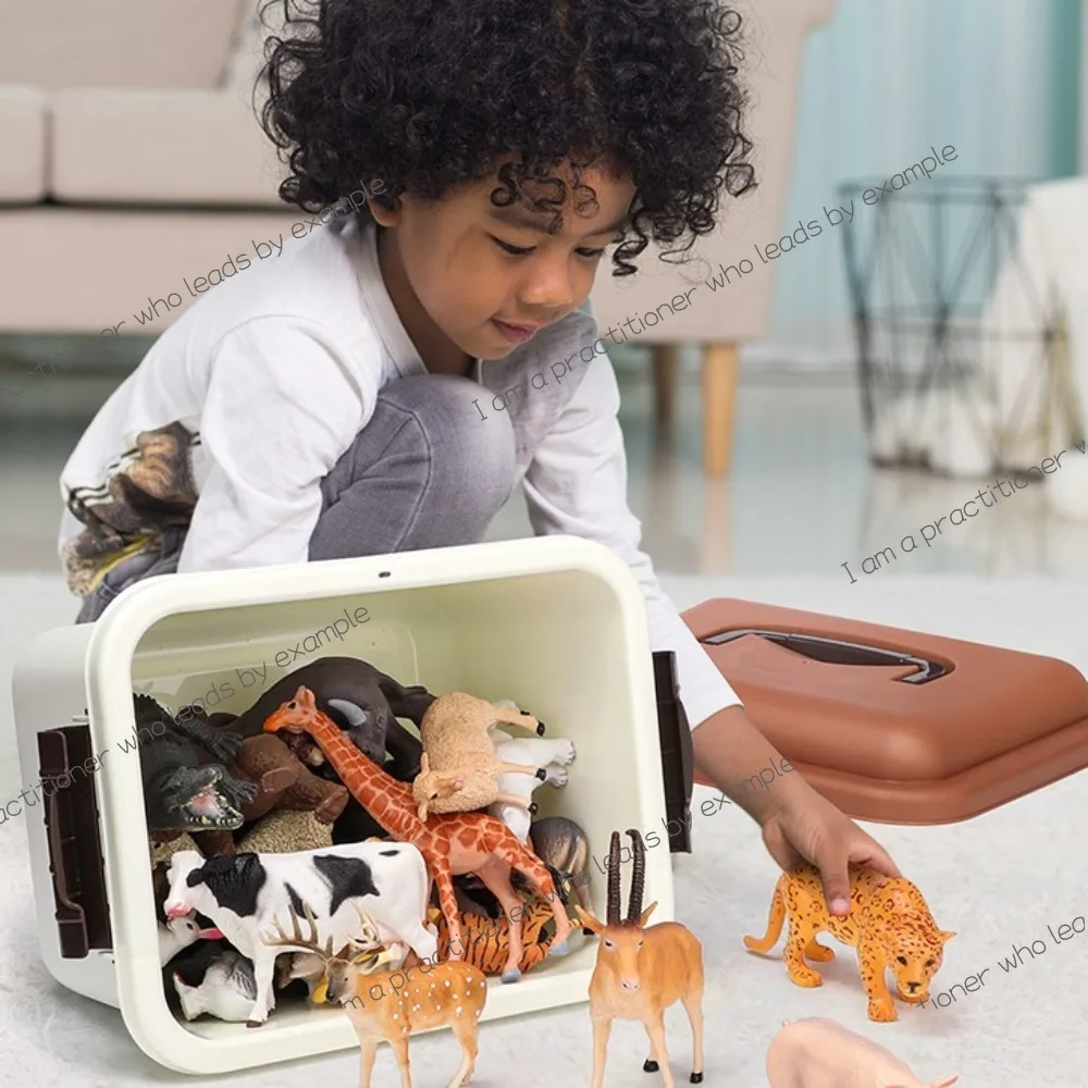 

Simulation Farm Animal Model Toy Poultry Mini Animal Action Figures Realistic Science Lifelike Animal Figurines Desktop Ornament