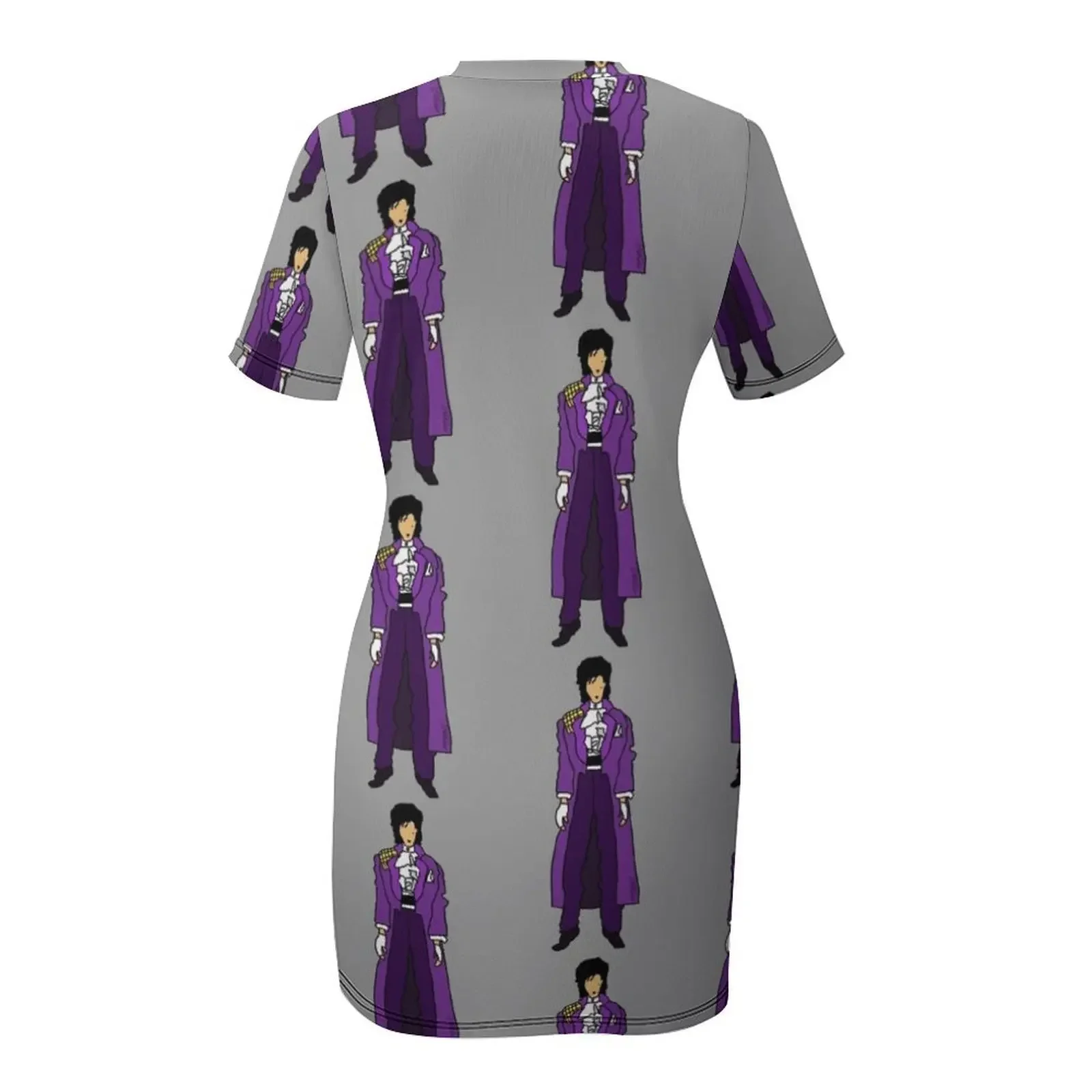 The Ultraviolet One - シングル半袖ドレス 衣類 ロングドレス プロムドレス ドレス