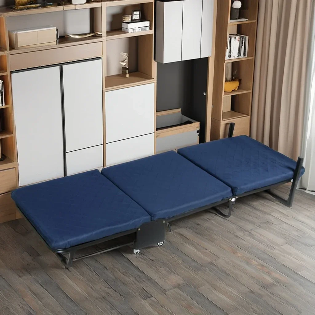 2026Saving Space Easy Operation Small Size Single Metal Folding Wall Bed Hospital Furniture Folding Bed Use For Bedside Cabinet